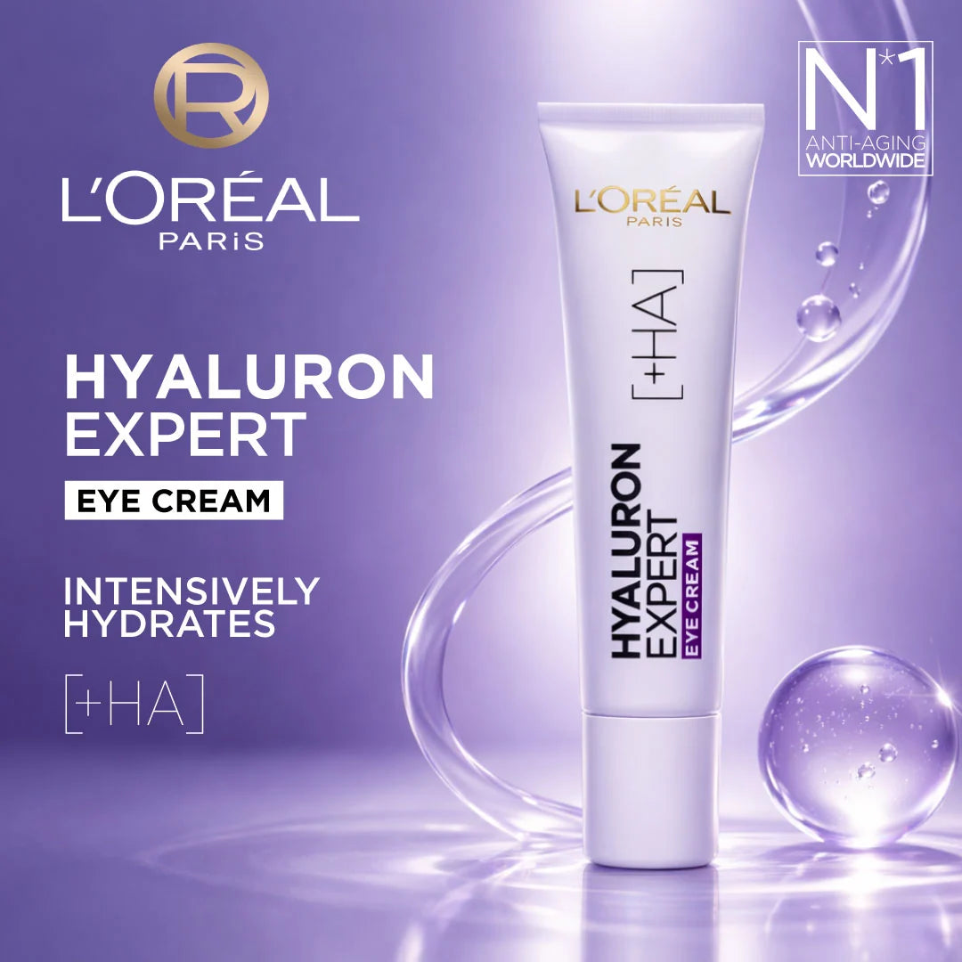 L’Oréal Paris, Hyaluron Expert, Replumping and Moisturizing Eye Cream
