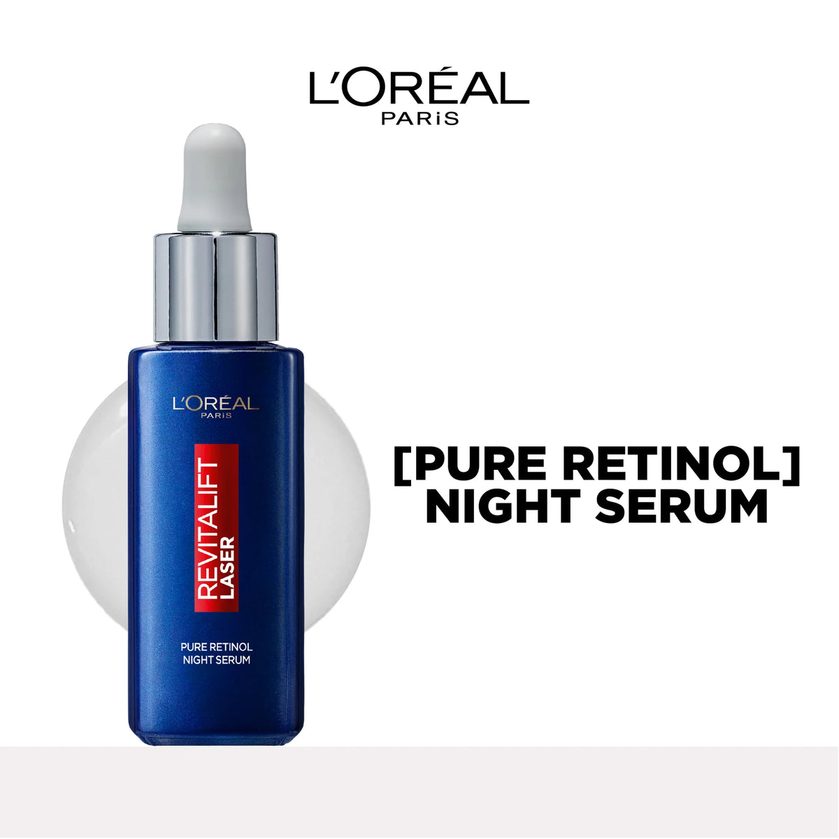 L'Oréal Paris Revitalift Laser Retinol Deep Wrinkle Night Serum, With 0.2% Pure Retinol and Vitamin A