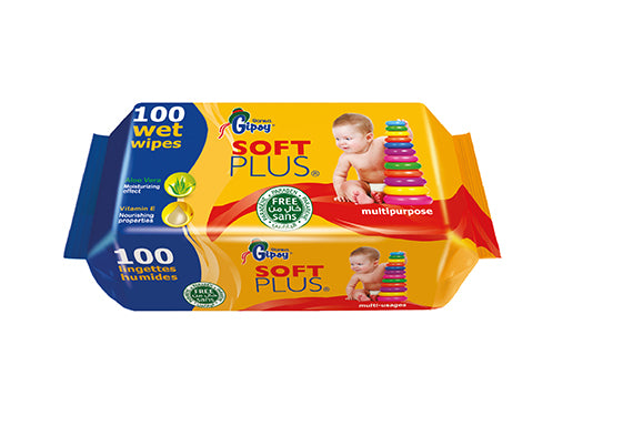 Gipsy soft plus wet wipes 100x3 economy pack