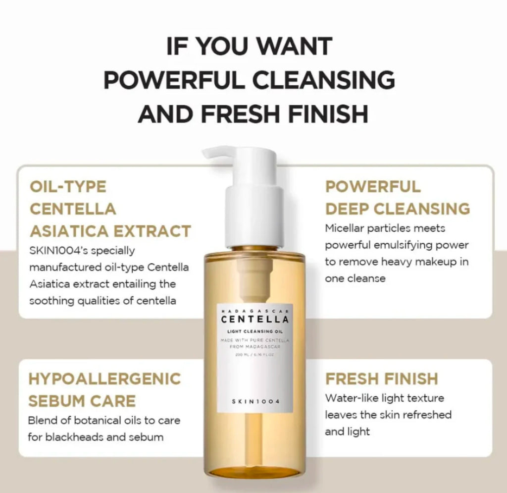 SKIN1004 Madagascar Centella Light Cleansing Oil