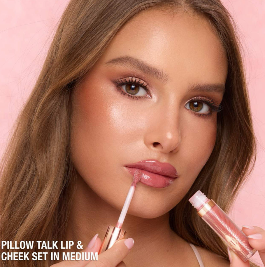 CHARLOTTE TILBURY Pillow Talk Iconic Lip and Cheek Secrets Set