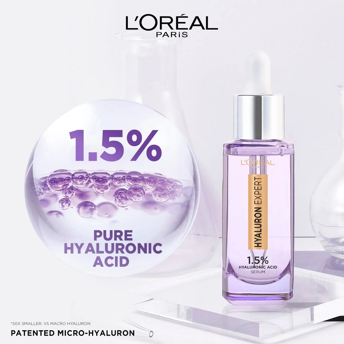 L'Oreal Paris Hyaluron Expert Moisturiser and Anti-Aging Eye Serum with 2.5% Hyaluronic Acid & Caffeine