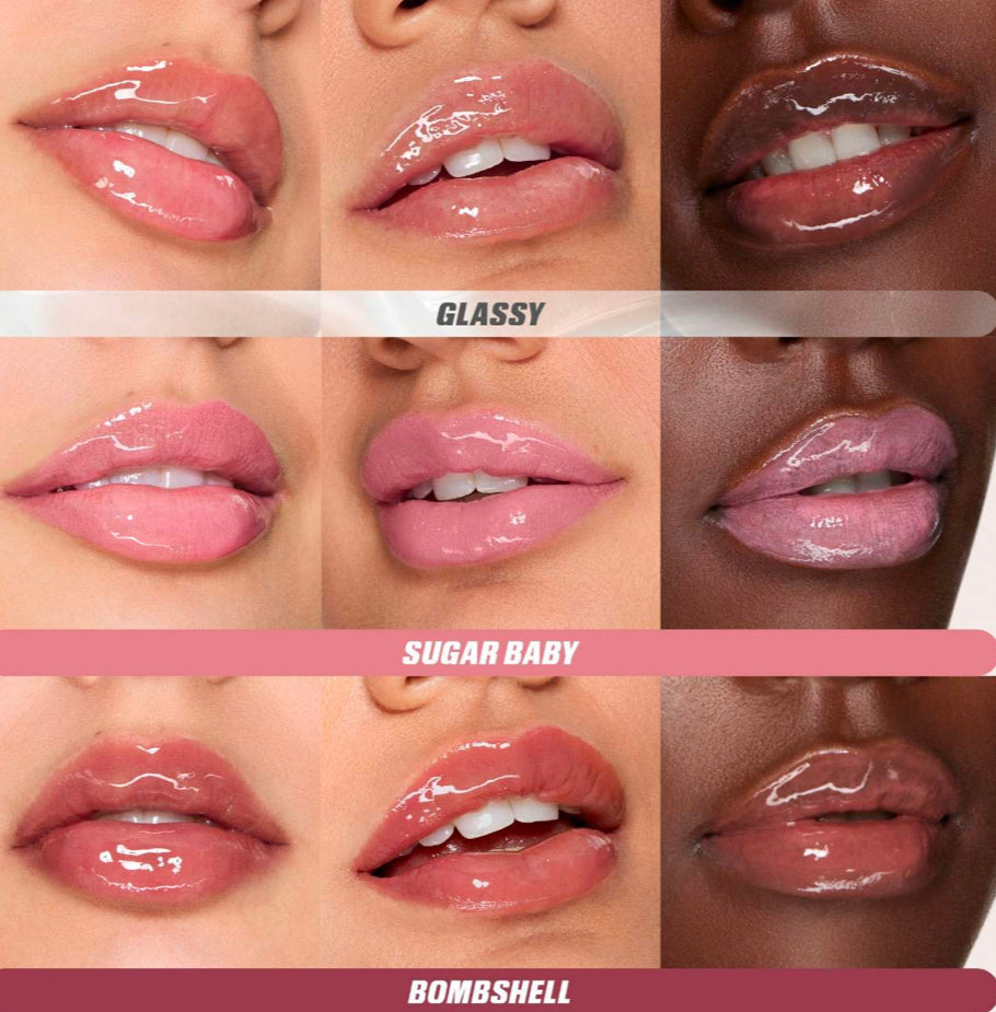 HUDA BEAUTY Mini Glossiest Lip Gloss Set