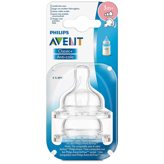 Avent classic nipple 3m+