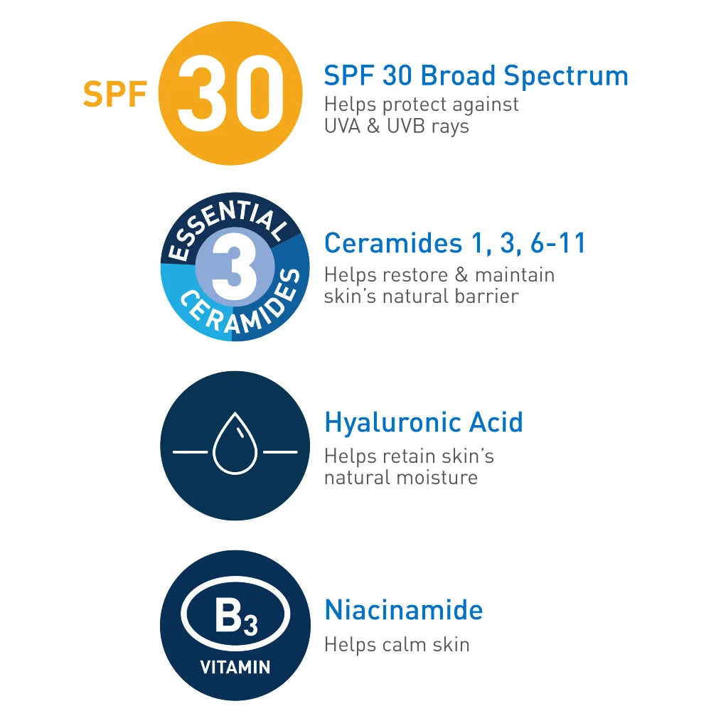 CERAVE AM Facial Moisturizing Lotion SPF 30
