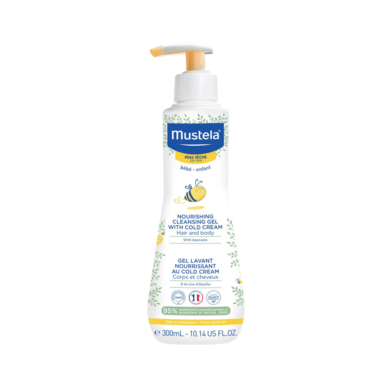 MUSTELA Baby & Child Nourishing Cleansing Gel with Cold Cream - Hair and Body
