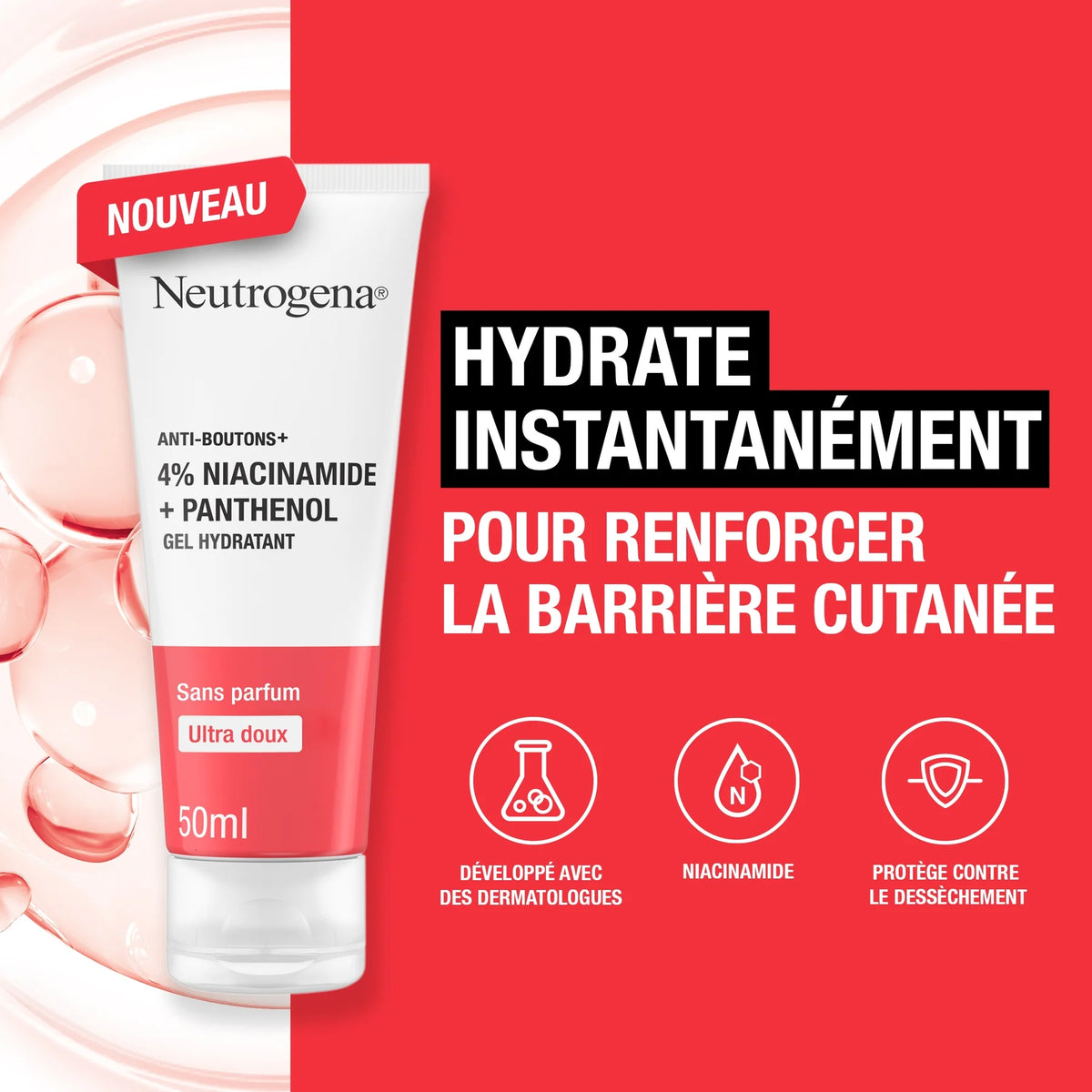 NEUTROGENA Spot Control+ Gel Hydrato 4% Niacinamide + Panthenol