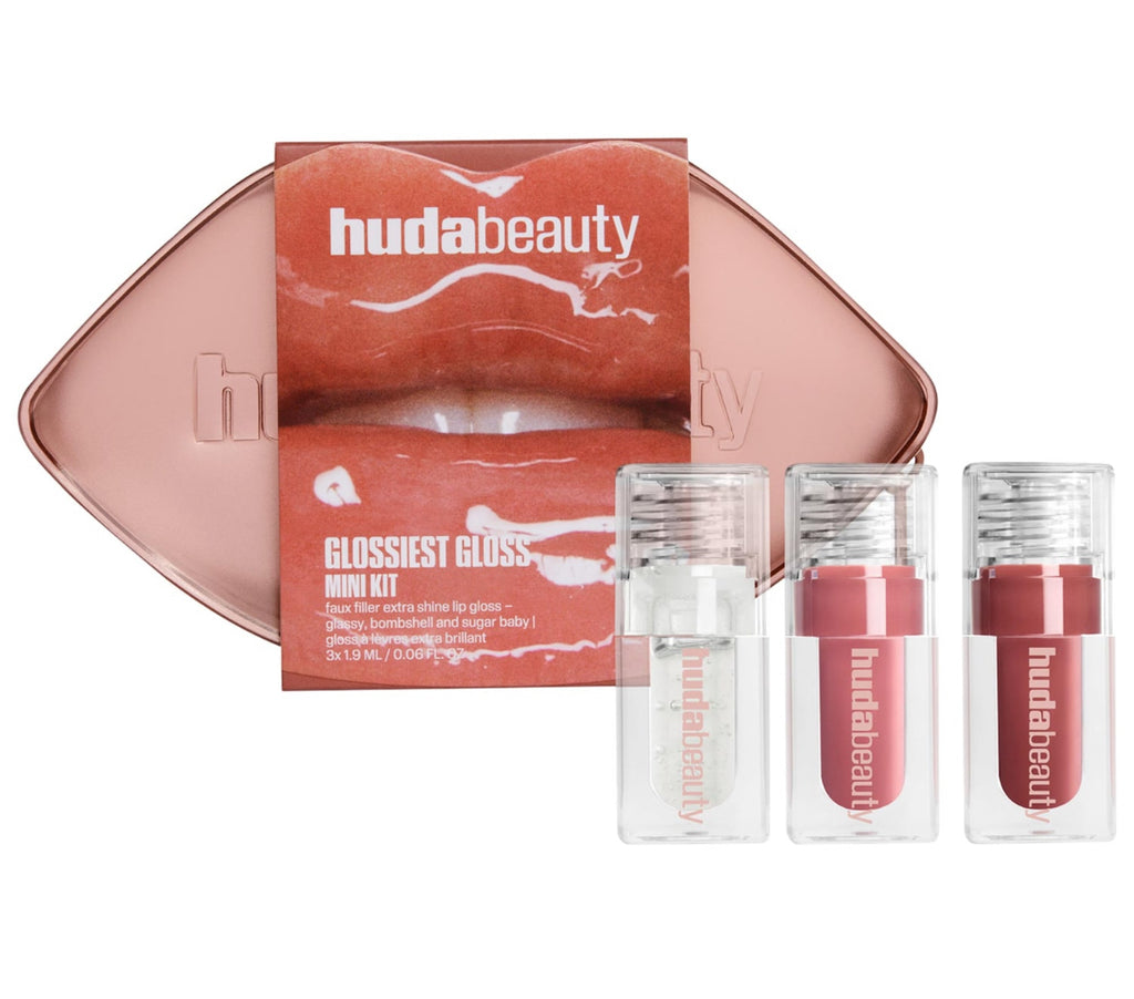 HUDA BEAUTY Mini Glossiest Lip Gloss Set