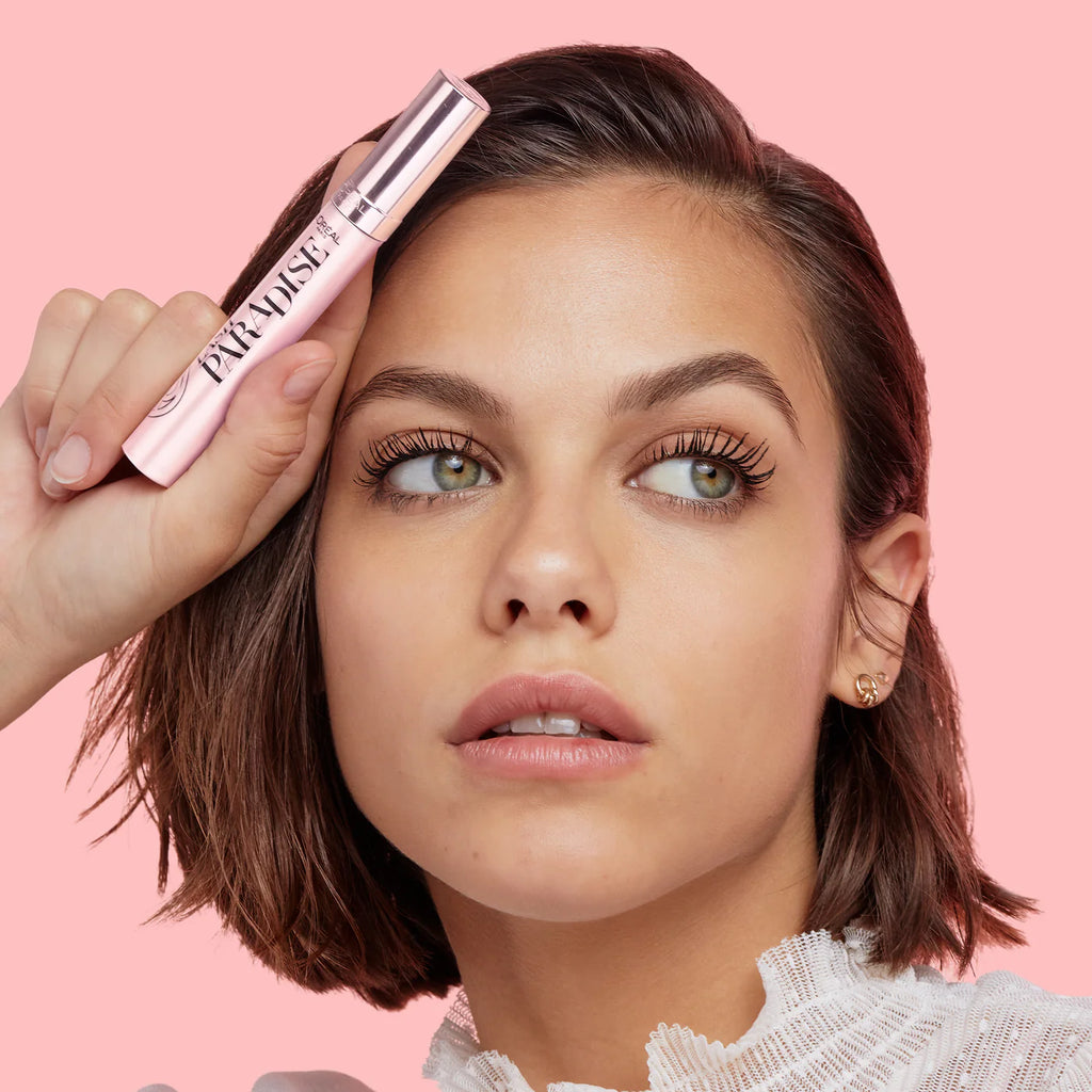 L'Oreal Paris Lash Paradise 24 Hour, Volumizing and Lengthening Black Mascara- Washable
