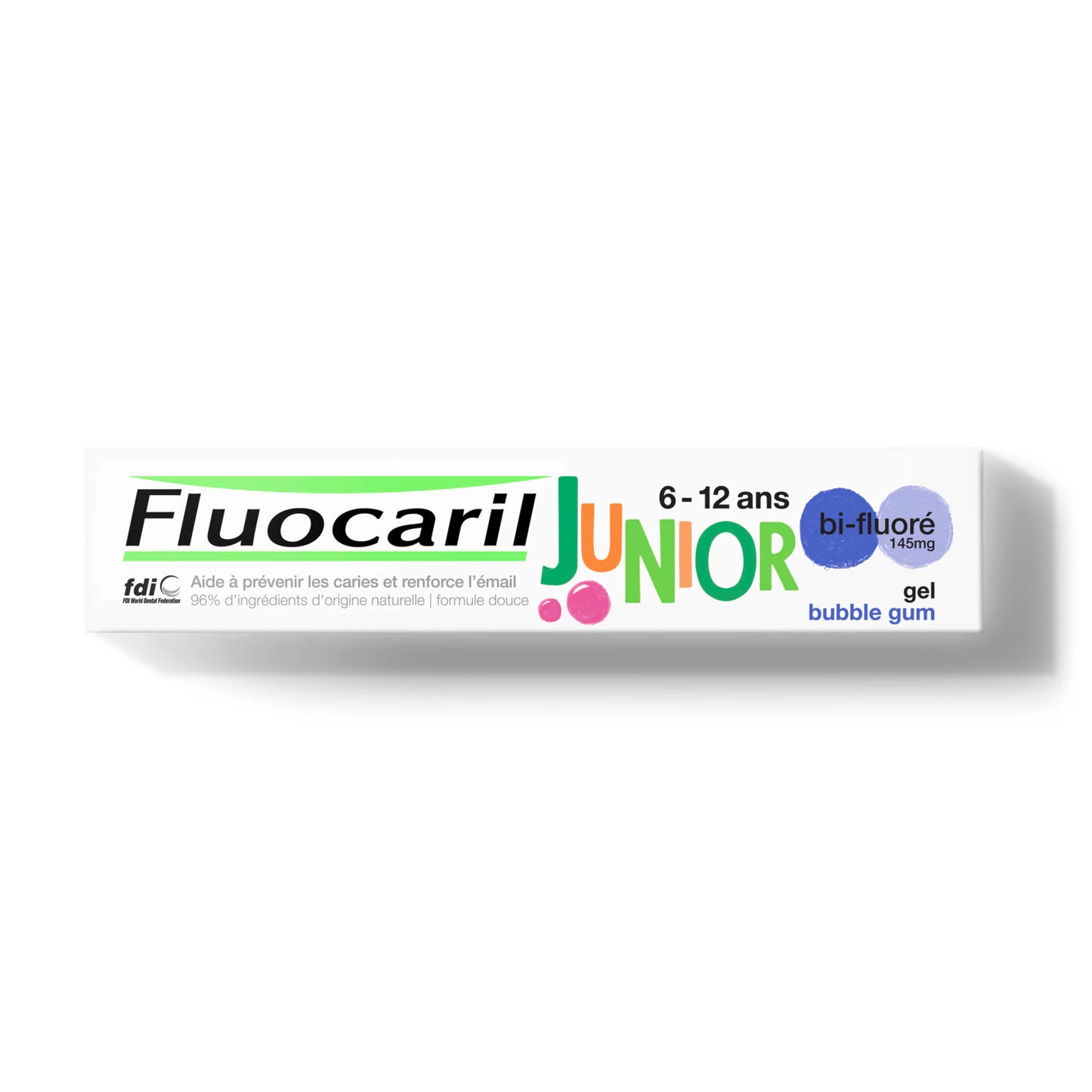 Fluocaril Junior toothpaste 6-12 ans bi-fluoré Bubble Gum 75ML