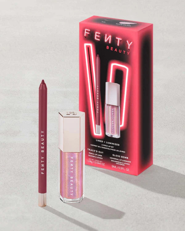 Fenty Beauty Lined + Luminized 2-Piece Lip Set