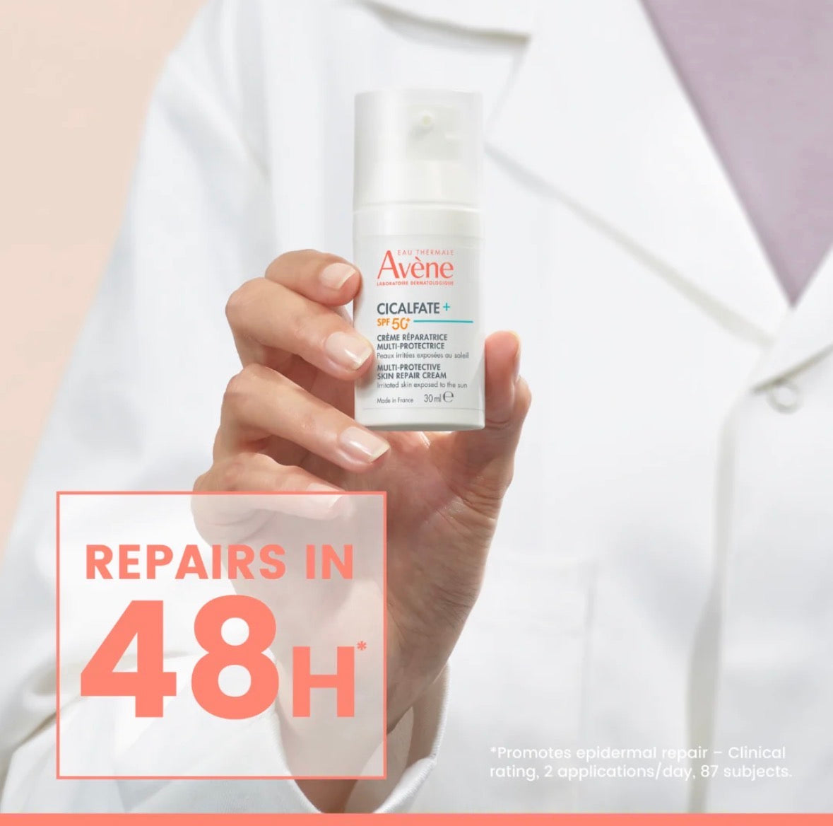 AVENE Cicalfate+ Repairing Protective Cream With Free Cicalfate Spf50