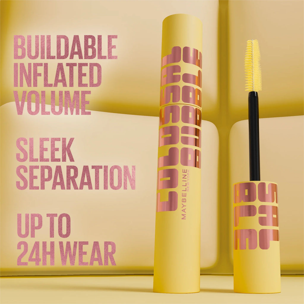 The Colossal Bubble Washable Mascara, Buildable Mascara Volume and Length Formula for Bold, Separated LashesThe Colossal Bubble Washable Mascara, Buildable Mascara Volume and Length Formula for Bold, Separated Lashes