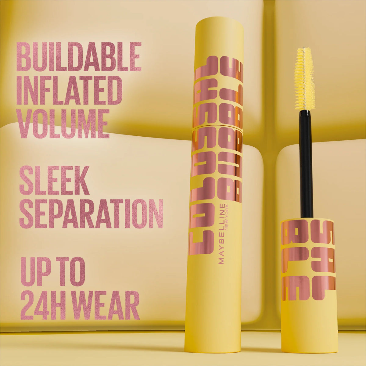 The Colossal Bubble Washable Mascara, Buildable Mascara Volume and Length Formula for Bold, Separated LashesThe Colossal Bubble Washable Mascara, Buildable Mascara Volume and Length Formula for Bold, Separated Lashes