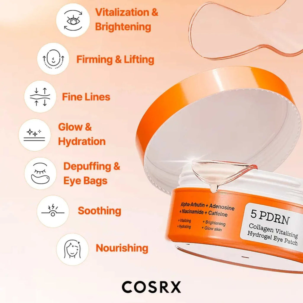 COSRX 5 PDRN Collagen Vitalizing Hydrogel Eye Patch
