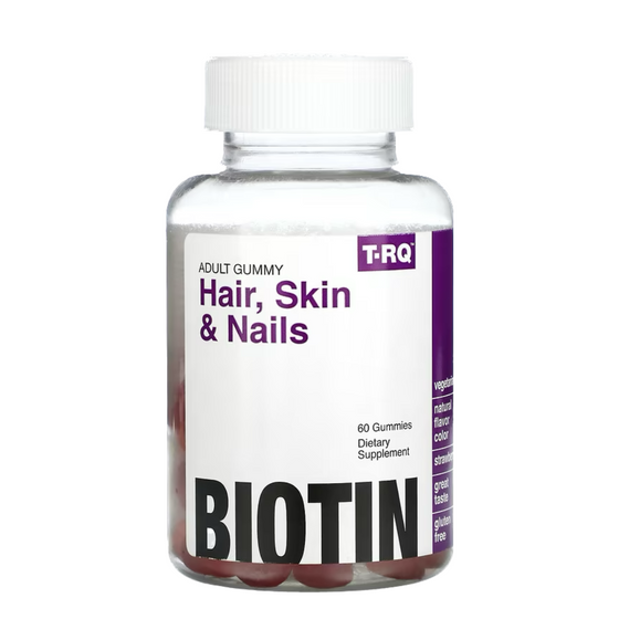 TRQ BIOTIN Hair, Skin & Nails 60 adult Gummies