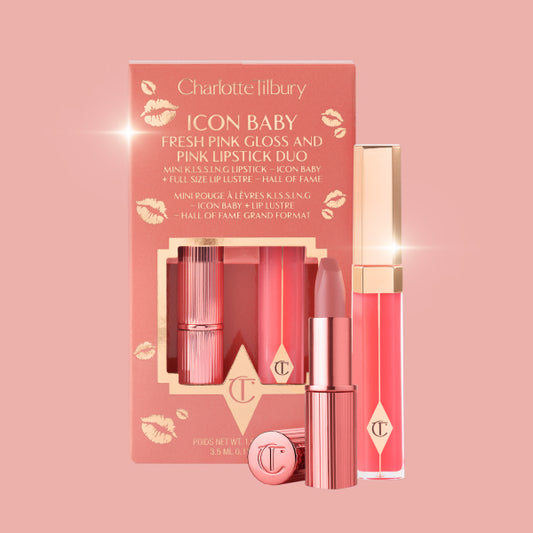 CHARLOTTE TILBURY GLOSS & LIPSTICK DUO ICON BABY
