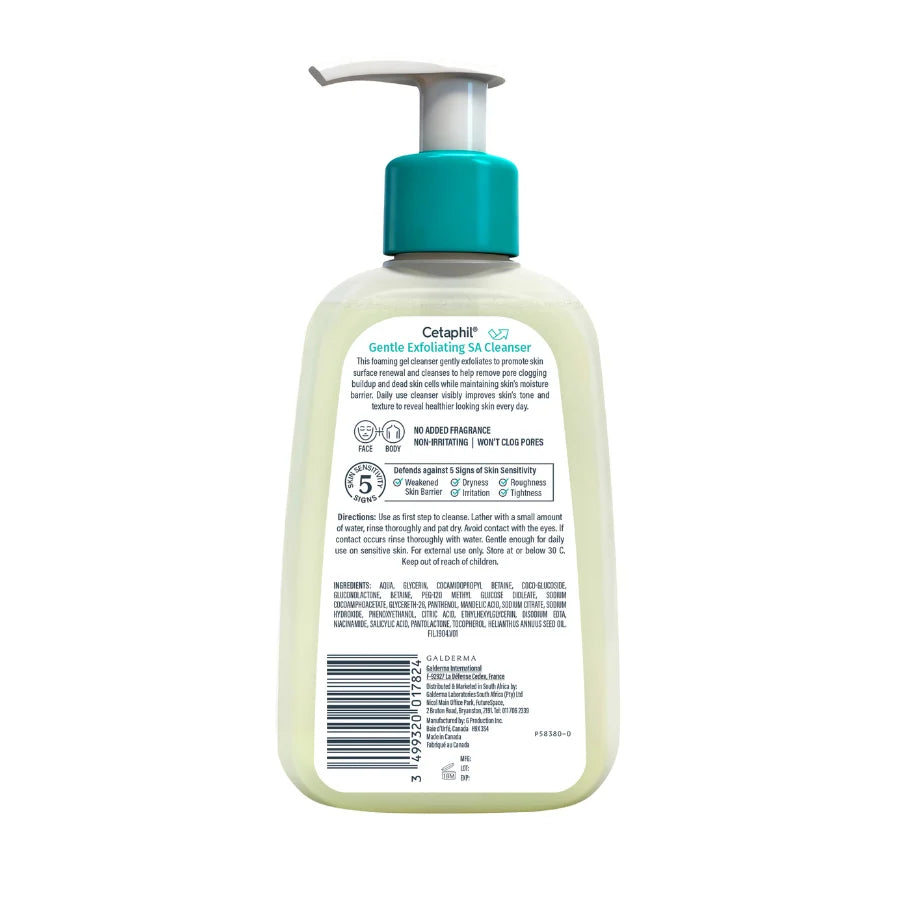 Cetaphil Gentle Exfoliating Sa Cleanser 236Ml