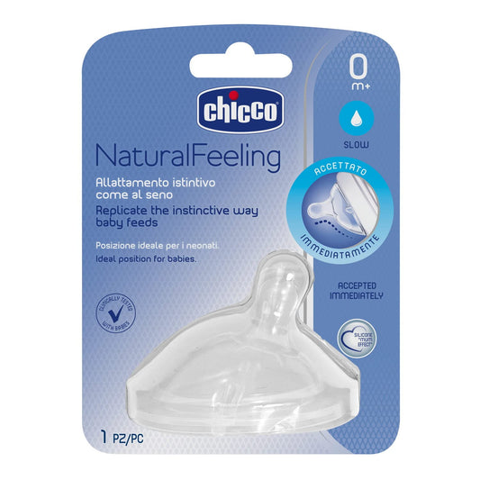 Chicco Nipple Natural feeling slow 0m+