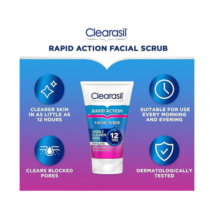 Clearasil Rapid Action Scrub 125ml