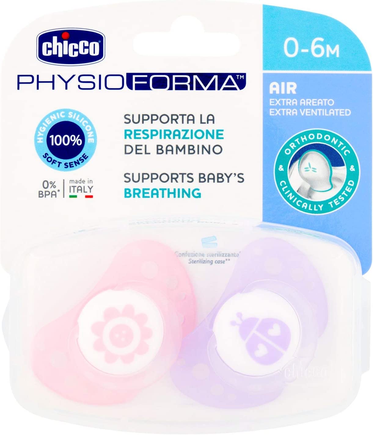 Chicco Physio Air 0-6m 2pcs