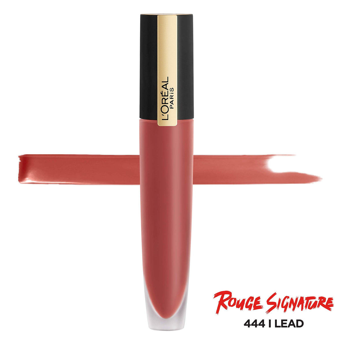 L'Oréal Paris Paris Matte Lipstick Rouge Signature, 444 I Lead