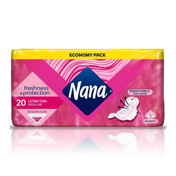 Nana freshness & protection ultra thin eco pack 20's