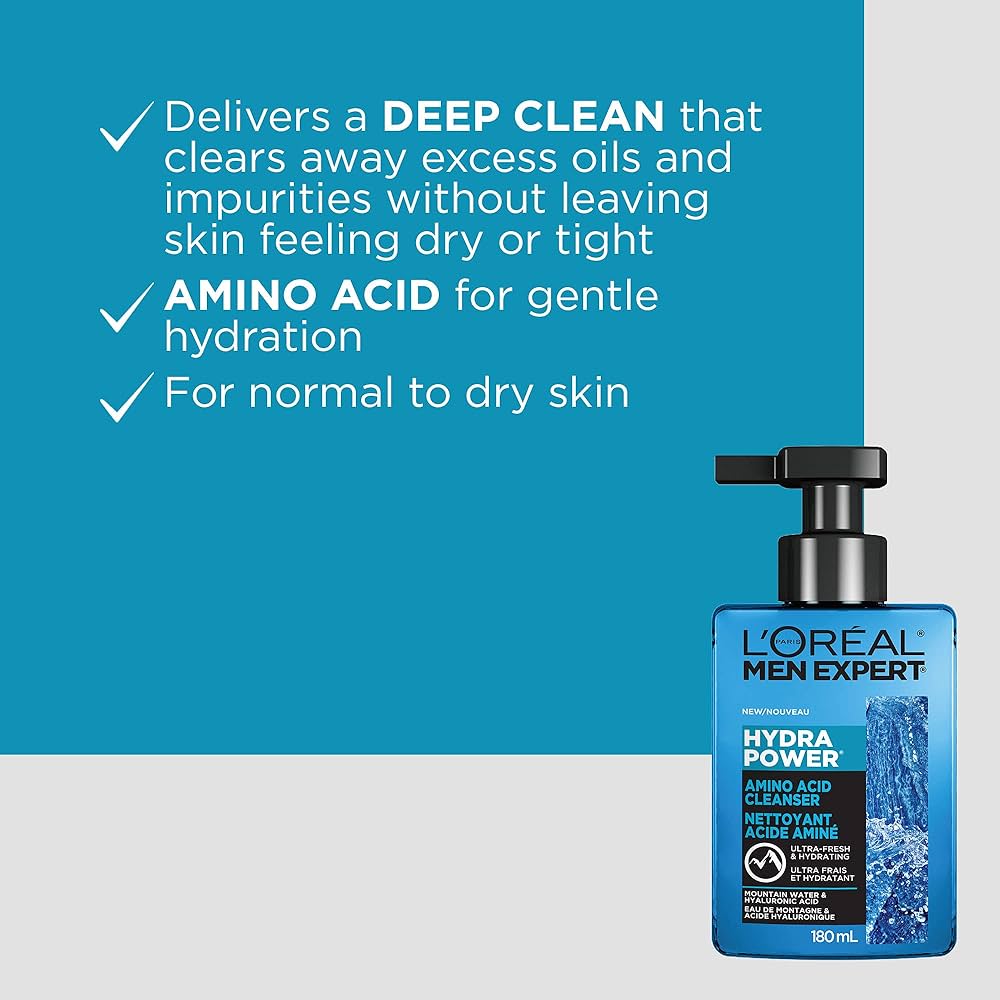 LOREAL MEN EXPERT Hydra power Amino Acid Cleanser 100ML