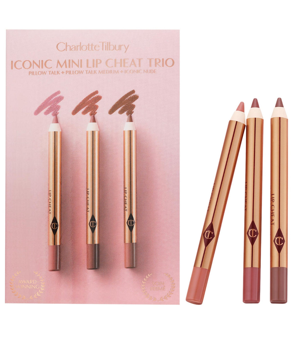 CHARLOTTE TILBURY Mini Iconic Lip Cheat Lip Liner Trio
