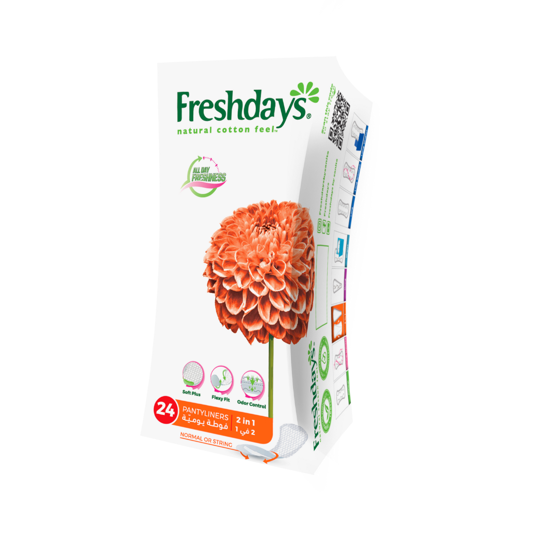 FRESHDAYS PANTY LINERS 2 IN 1 24'S