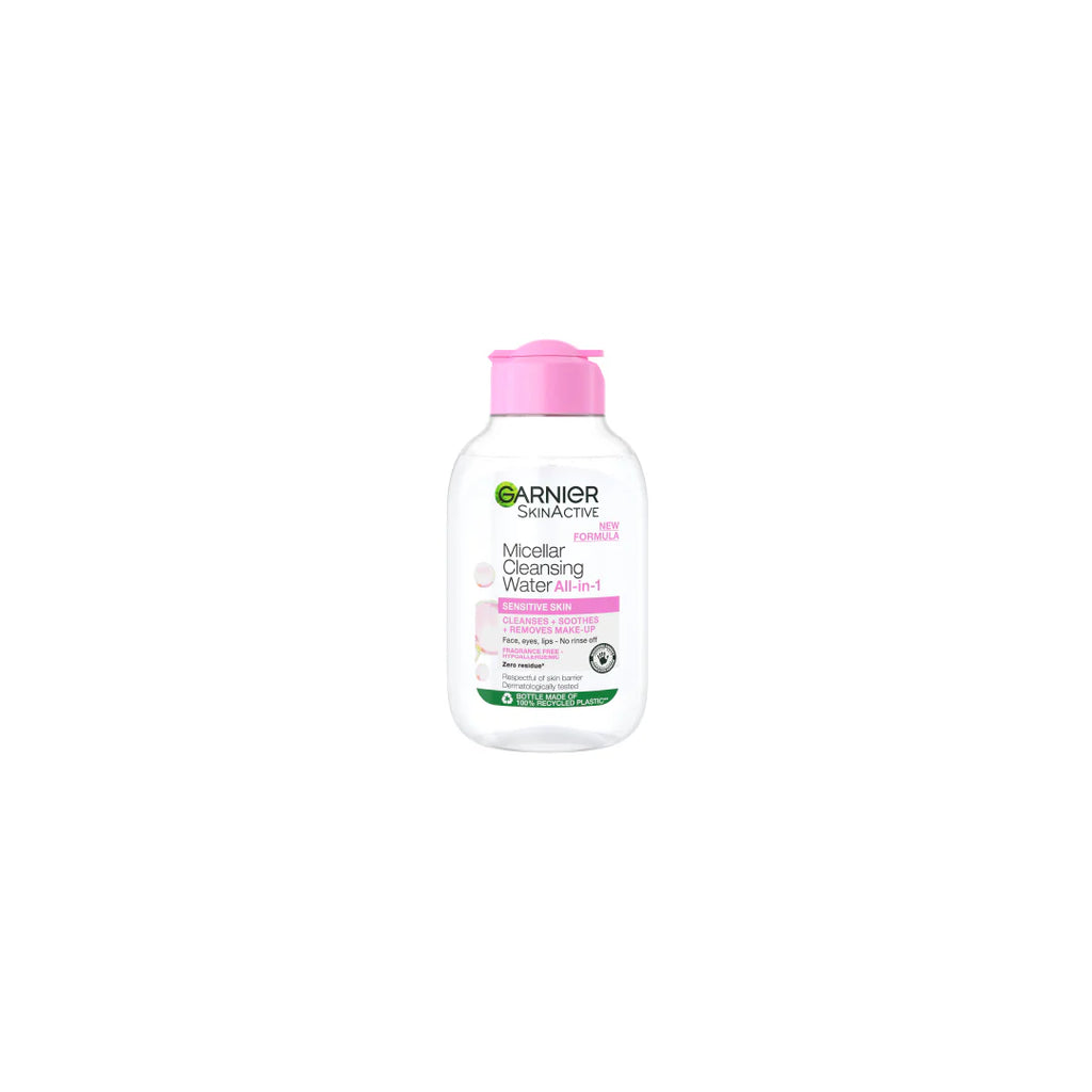 Garnier Micellar Water Facial Cleanser and Makeup Remover Pink for Sensitive Skin