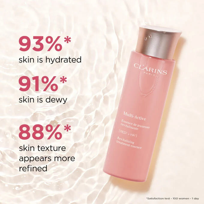 CLARINS Multi-Active Revitalizing Treatment Face Essence with Hyaluronic Acid