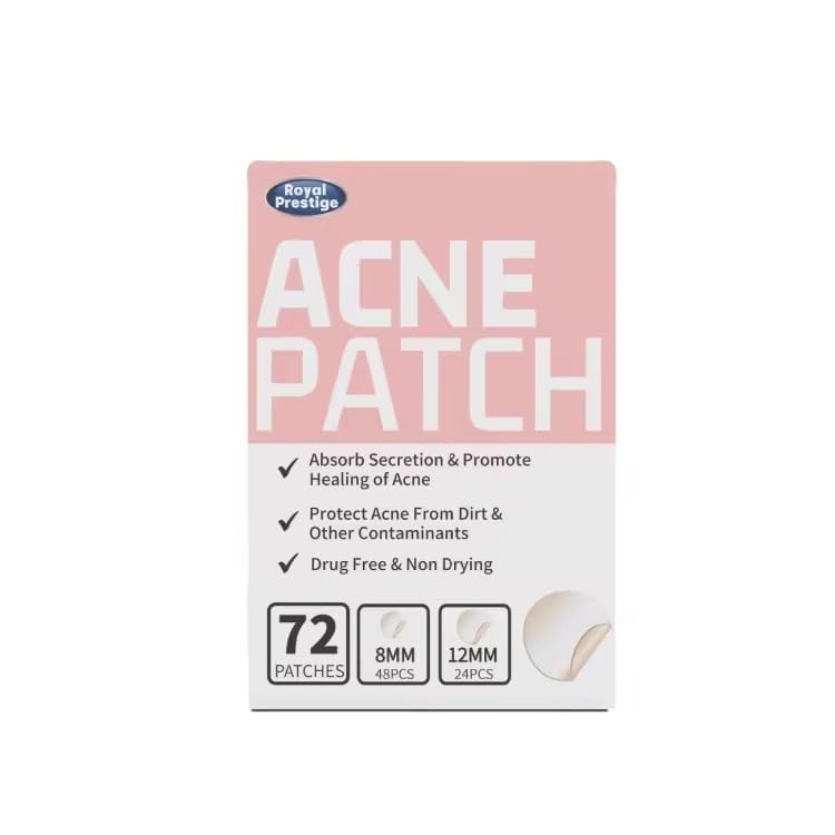 Royal Prestige Acne Pimple Patches – 72 Hydrocolloid Patches