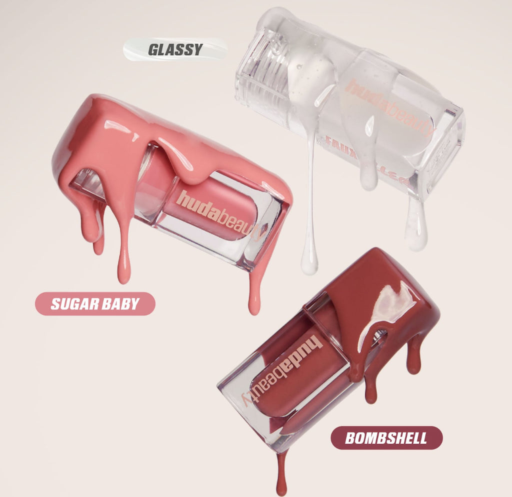 HUDA BEAUTY Mini Glossiest Lip Gloss Set