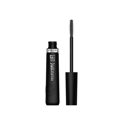 L'Oreal Paris Telescopic Lift Washable Mascara, Lengthening and Volumizing, Lash Lift with Up to 36HR Wear