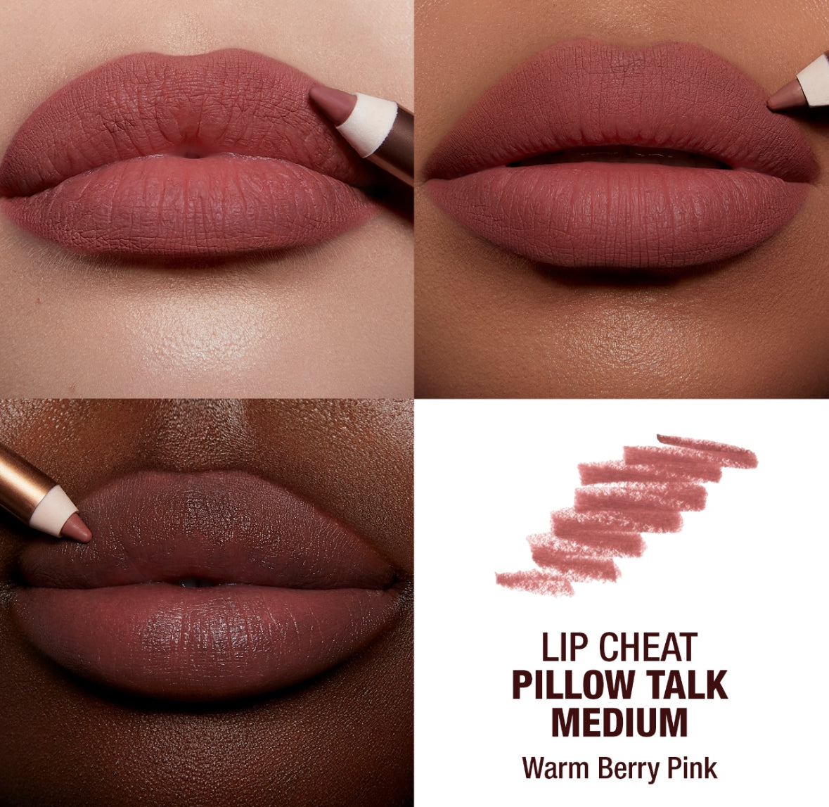 CHARLOTTE TILBURY Mini Iconic Lip Cheat Lip Liner Trio