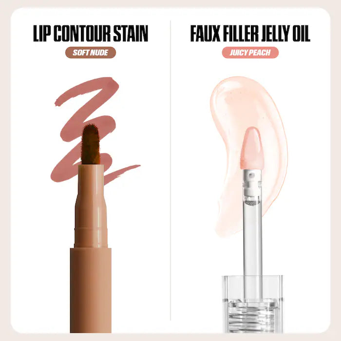 HUDA BEAUTY 
Make Out Sesh Lip Stain and Lip Gloss Duos