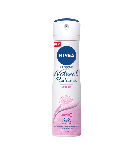 NIVEA Fresh Natural Radiance quick dry deo spray 48H protection