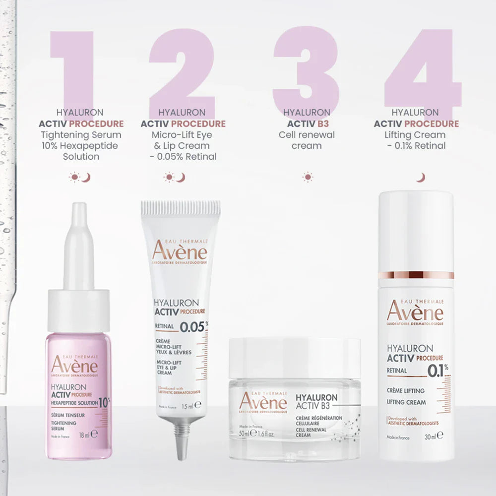AVENE Hyaluron Activ Procedure Firming Serum l 10% Hexapeptide Solution