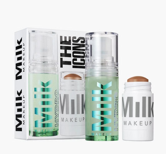 MILK MAKEUP THE ICONS SET - Hydrating primer + cream bronzer