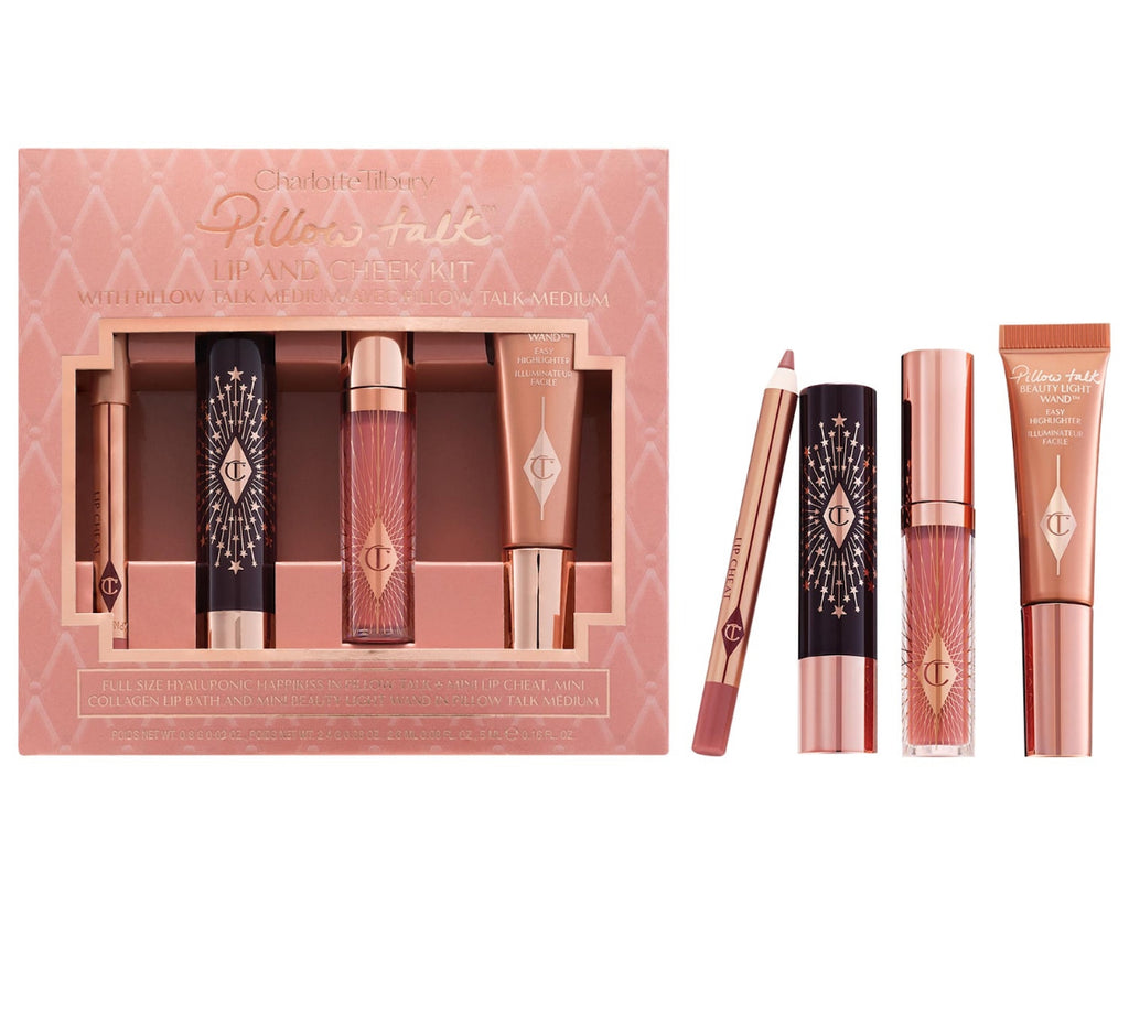CHARLOTTE TILBURY Pillow Talk Iconic Lip and Cheek Secrets Set