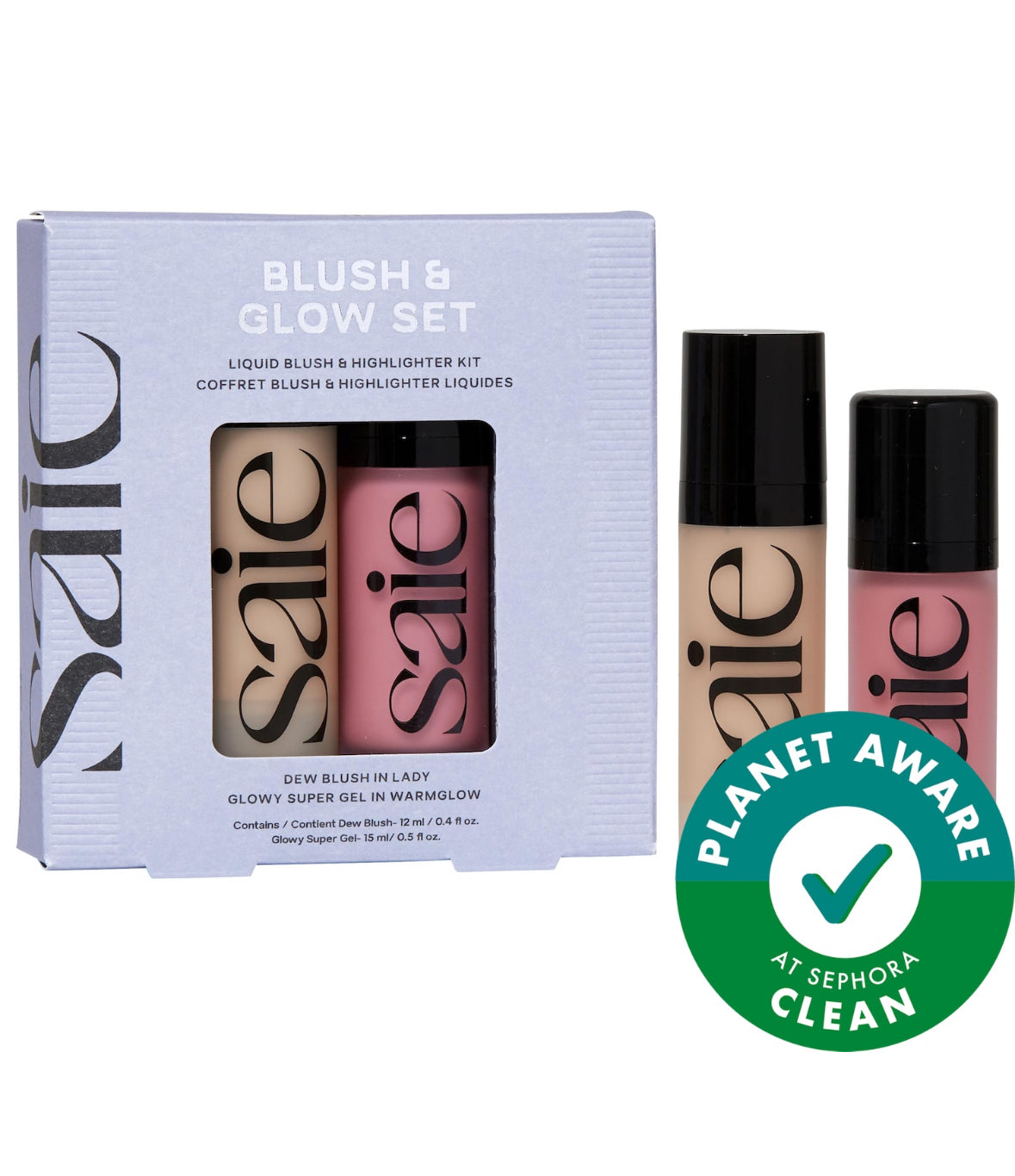 SAIE Blush & Glow gift set