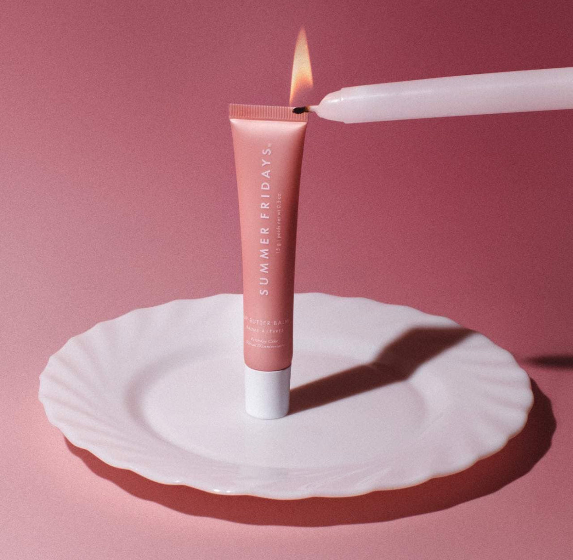 SUMMER FRIDAYS Lip Butter Balm for hydration & shine
 - Birthday Cake Limited edition