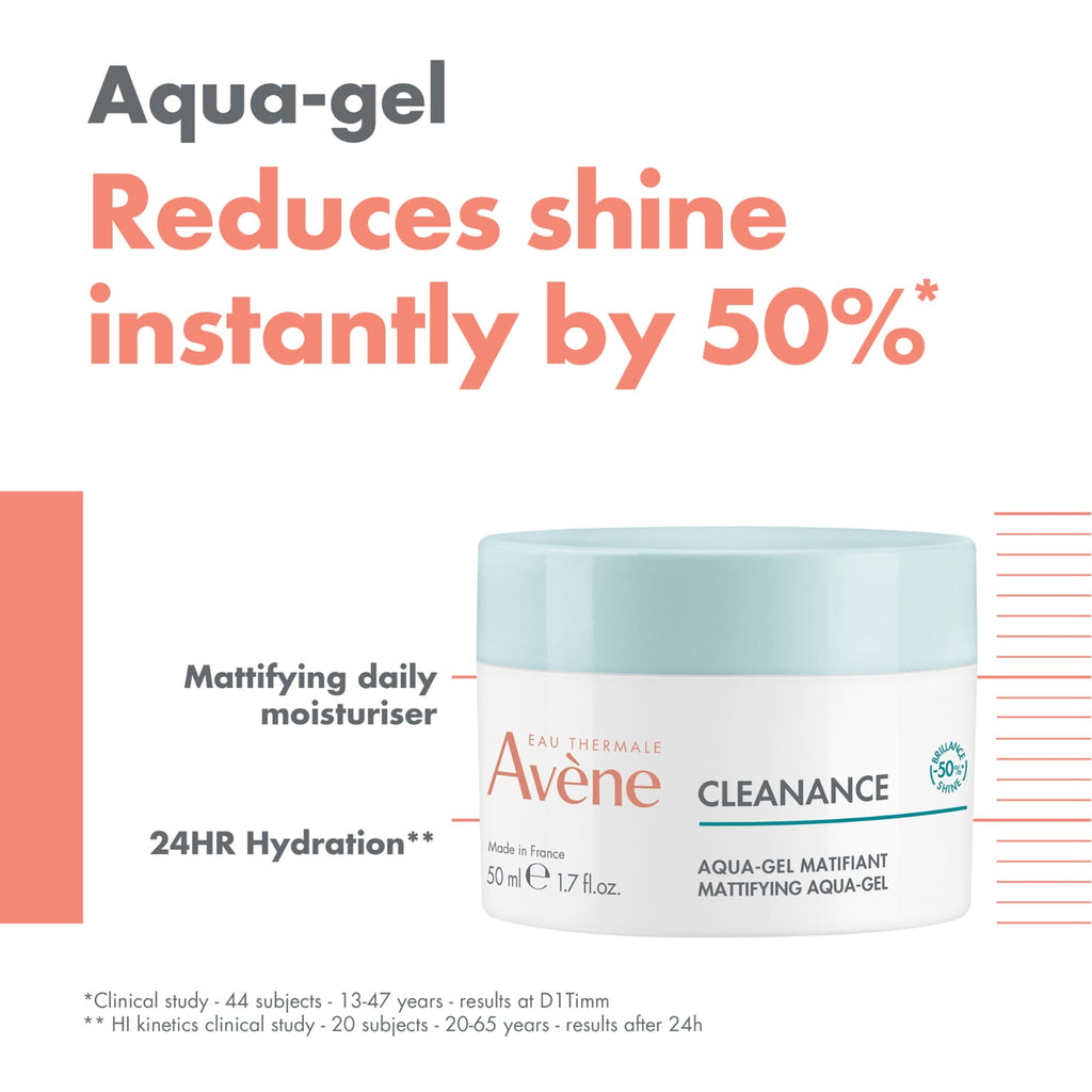 AVENE CLEANANCE Mattifying Aqua Gel for Combination to Oily Skin 50ml
