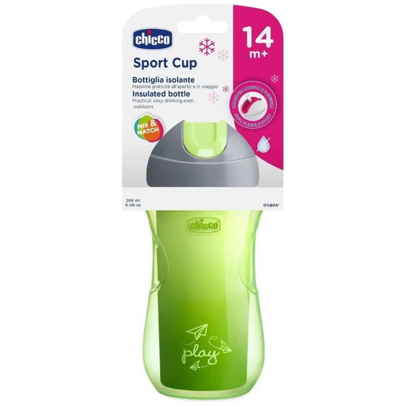 Chicco Sport cup 14m+ 266ml/9oz green/red