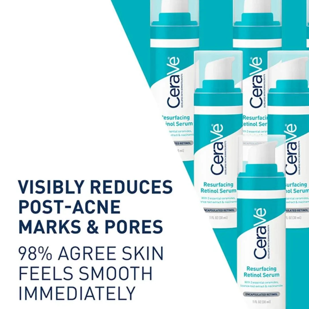 CERAVE Resurfacing Retinol Serum For Post-Acne Marks