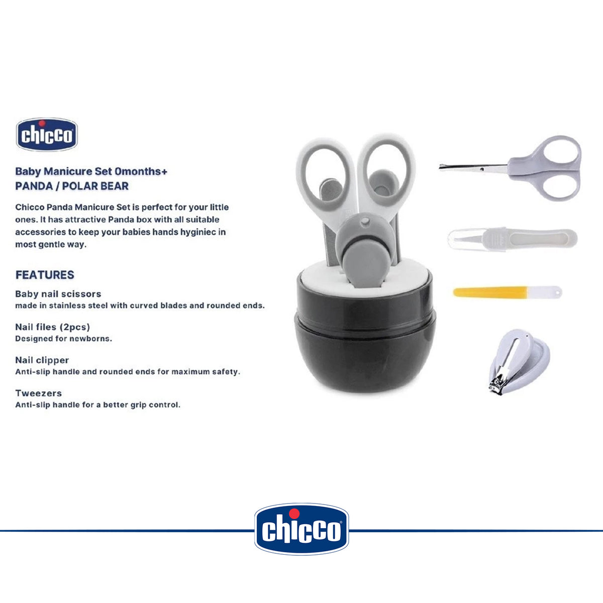 CHICCO Manicure set 4in1