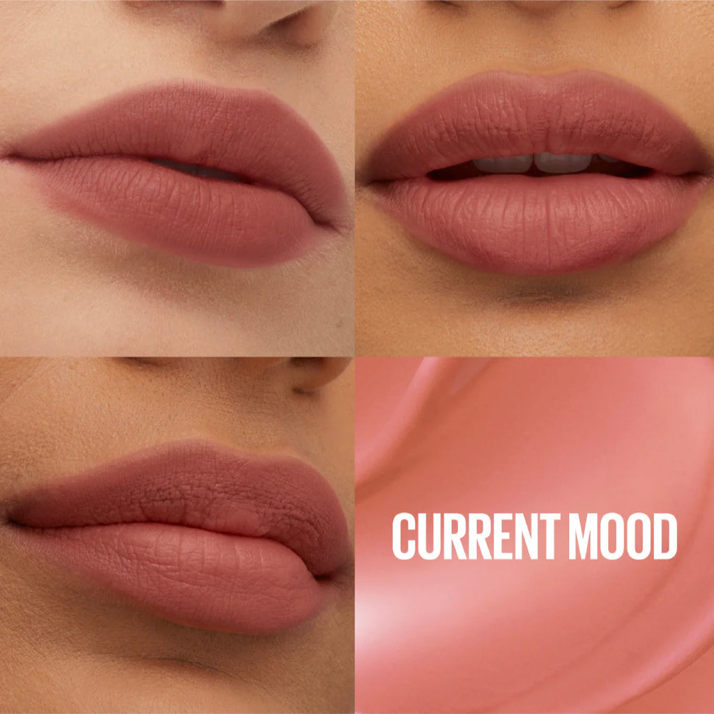 MAYBELLINE Super Stay Teddy Tint Soft Blurred Matte Lip Tint | 12h Longwear, Transfer proof