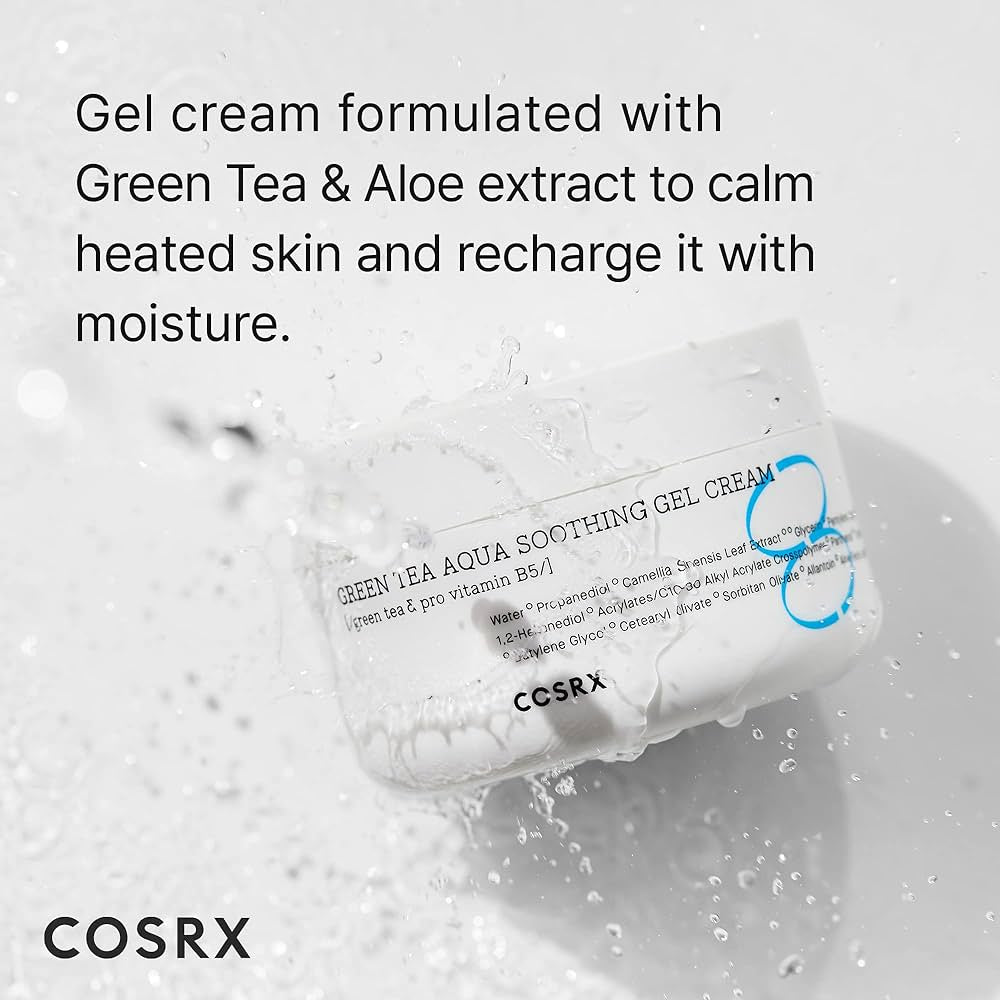 COSRX Green Tea Aqua Soothing Gel Cream