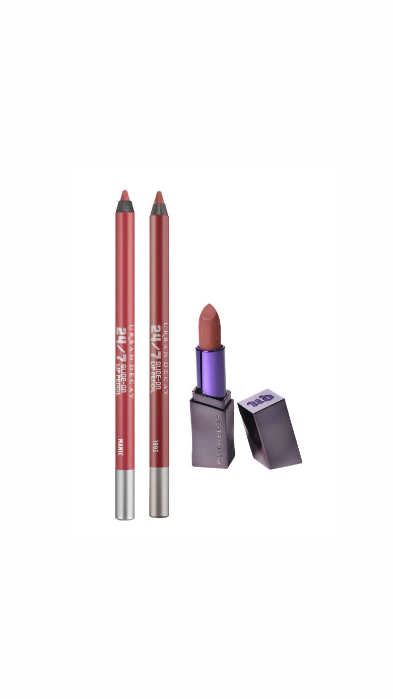 URBAN DECAY 24/7 GLIDE-ON WATERPROOF LIP LINER + LIPSTICK OFFER